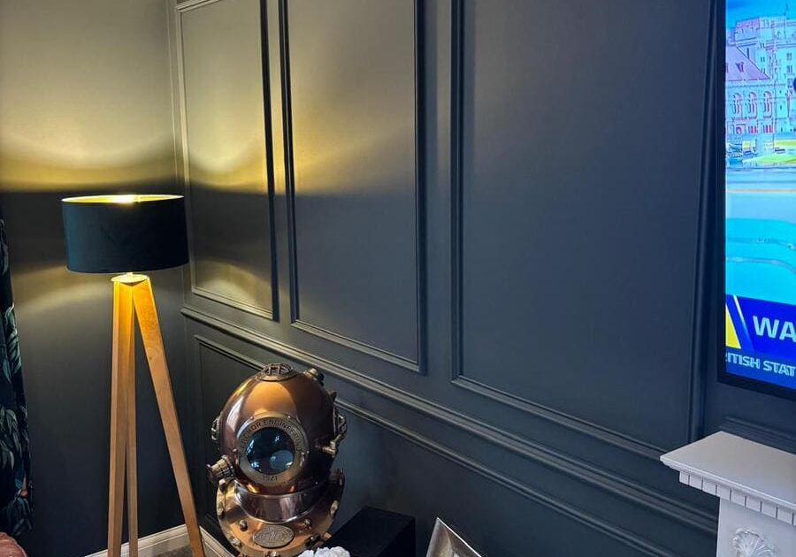 Wall panelling installation and redecoration to room Wall panelling installation and redecoration to room
